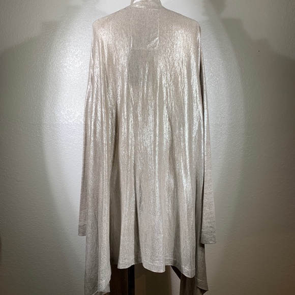 Johnny Was Biya Knit Linen Paisley Duster Sz L NWT - Picture 5 of 8